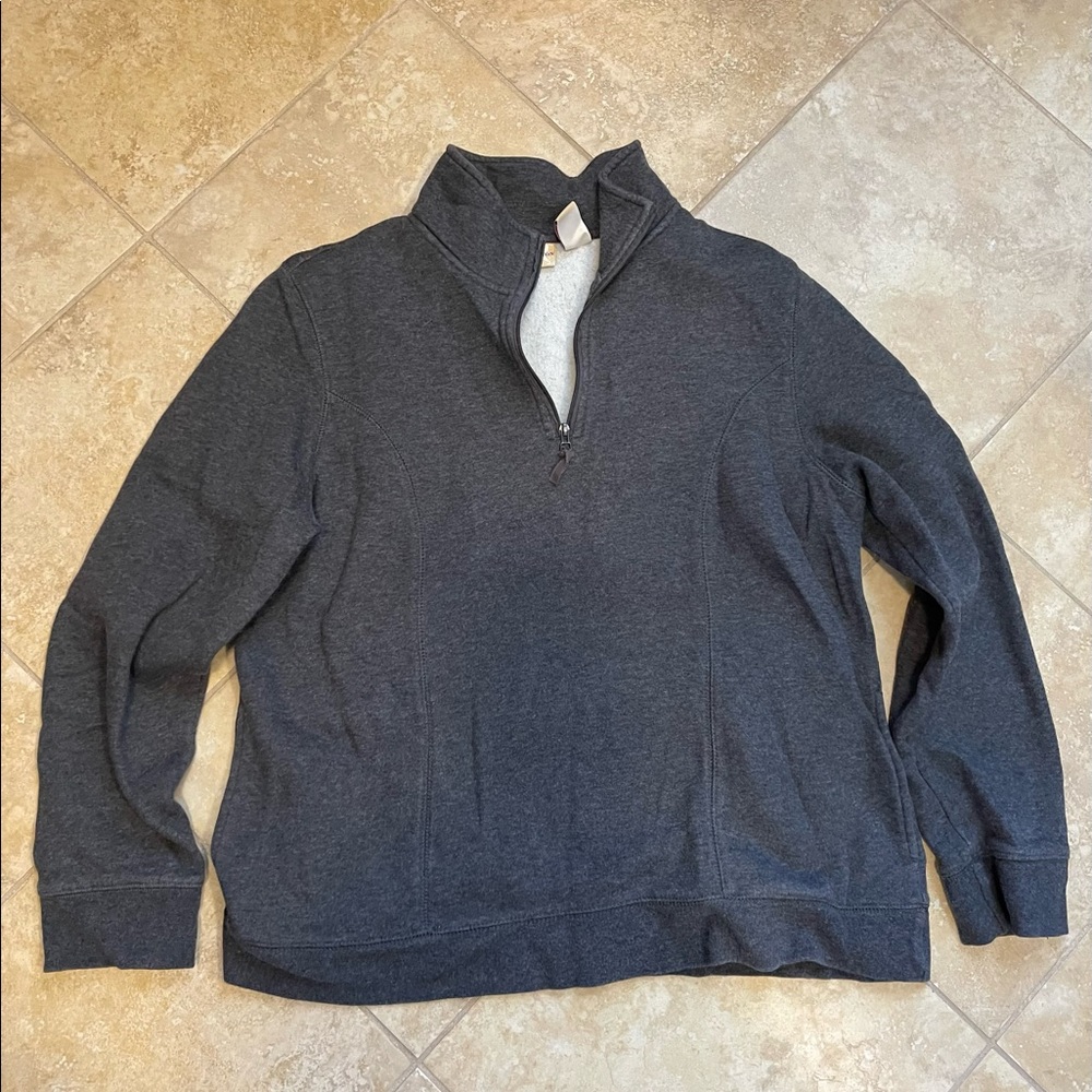 Sweatshirt with zipper